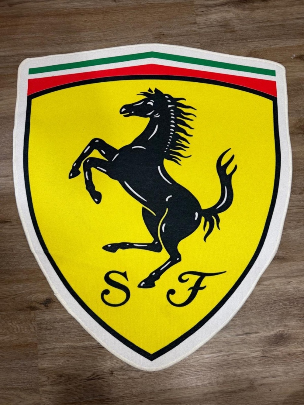 Ferrari F1 Rug High-Quality Cotton Blend Rug for Home Decor  40x40 New